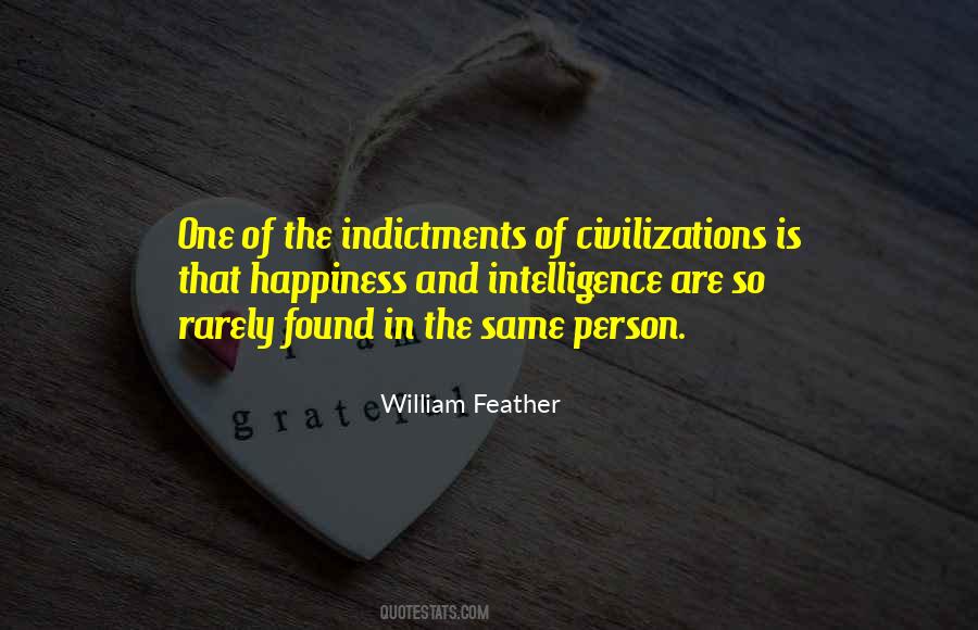 Happiness And Intelligence Quotes #820895