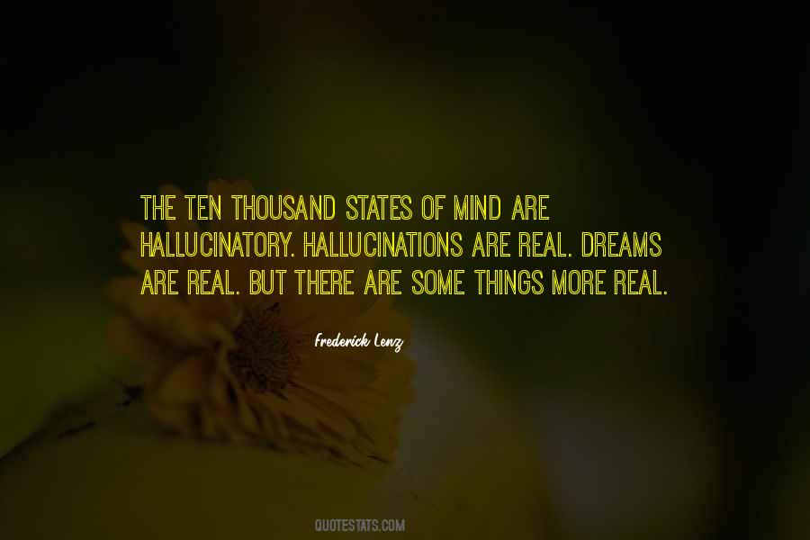 Quotes About Hallucinatory #852375