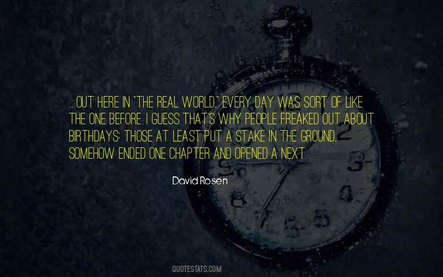 Day Has Ended Quotes #221628
