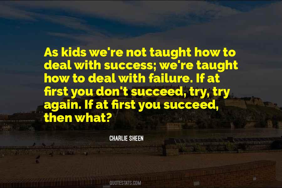 First Failure Quotes #1461309