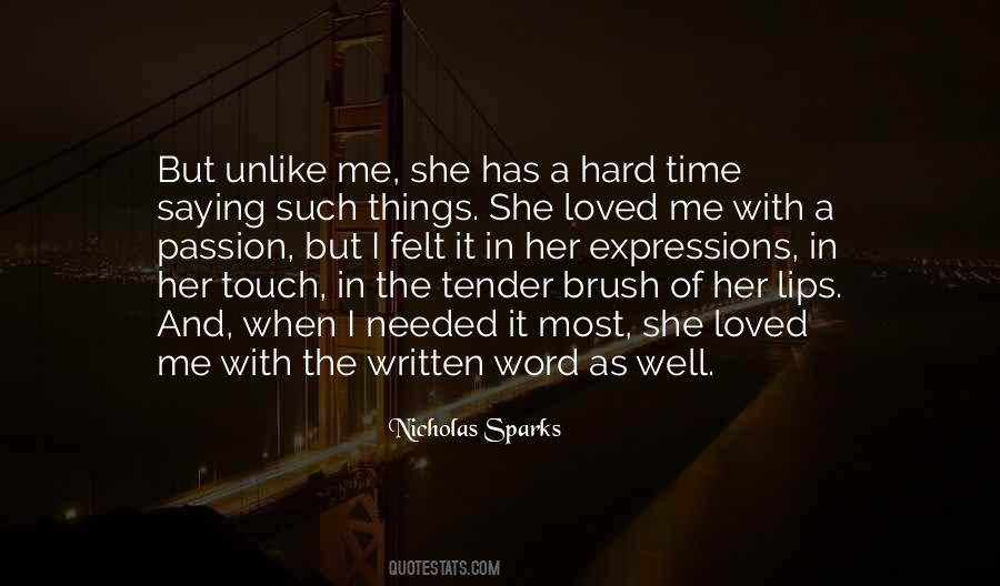 Sparks Love Quotes #761960