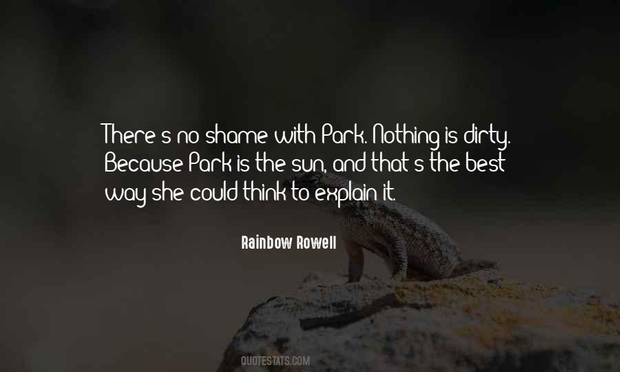 No More Shame Quotes #23105