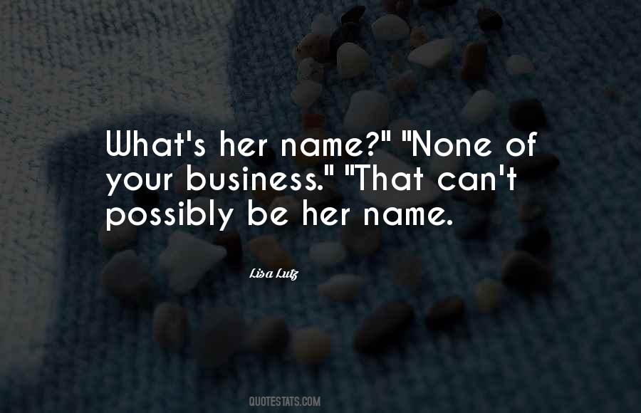 Business Name Quotes #174710
