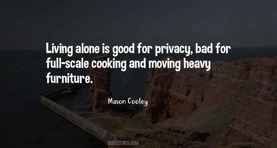 Moving Alone Quotes #962528
