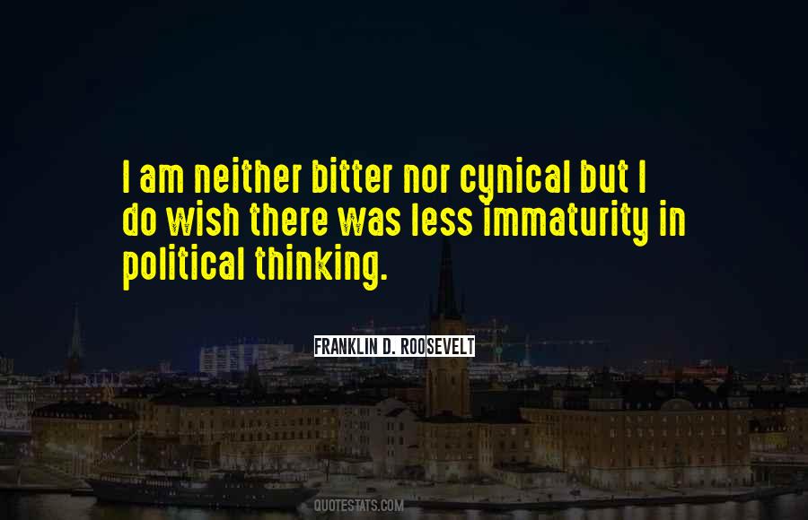 Cynical Political Quotes #33262