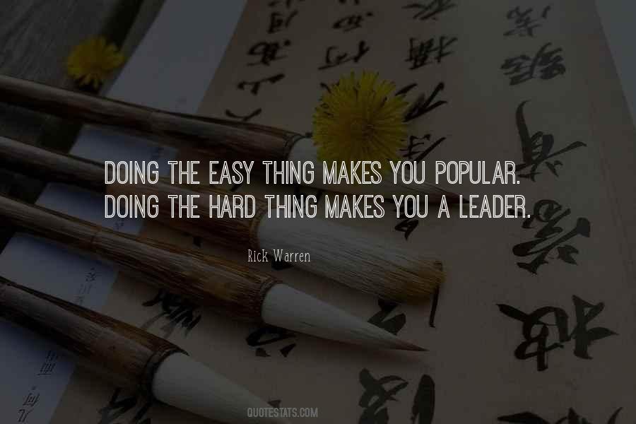 Popular Leader Quotes #397506