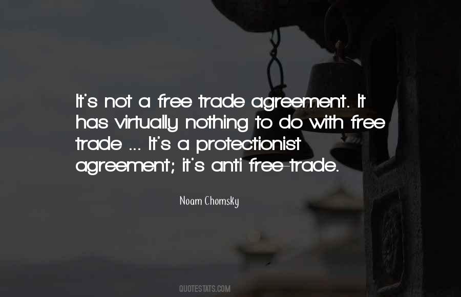 Free Trade Agreement Quotes #340026