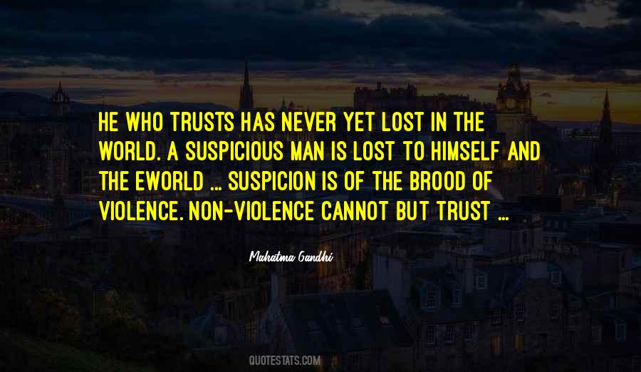 Trust Is Lost Quotes #933600