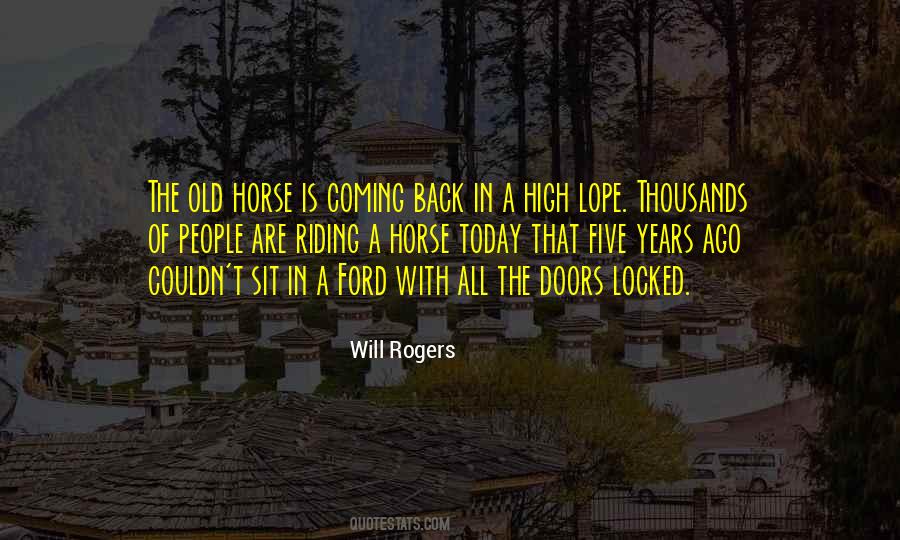Get Back Up On The Horse Quotes #603611