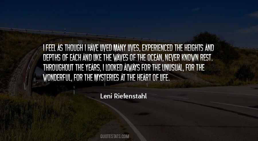 Unusual Life Quotes #1532148