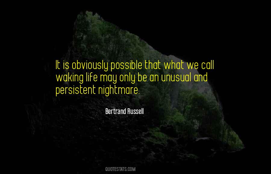 Unusual Life Quotes #510147