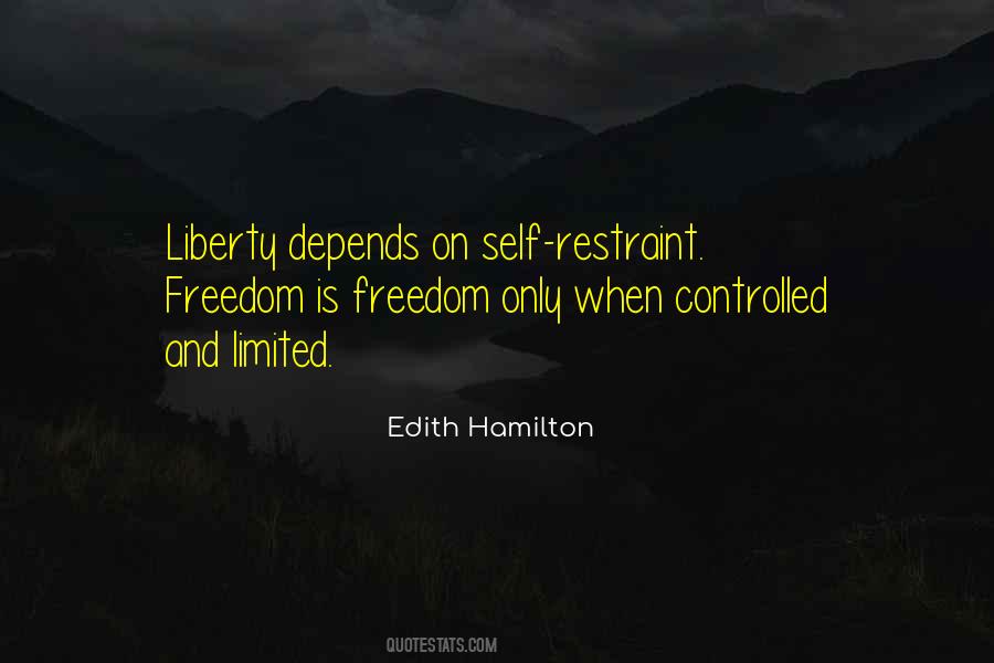 Freedom And Discipline Quotes #1249339