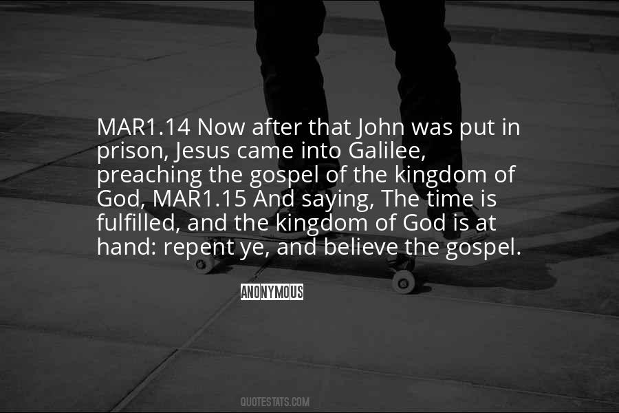 Quotes About The Gospel Of John #118556