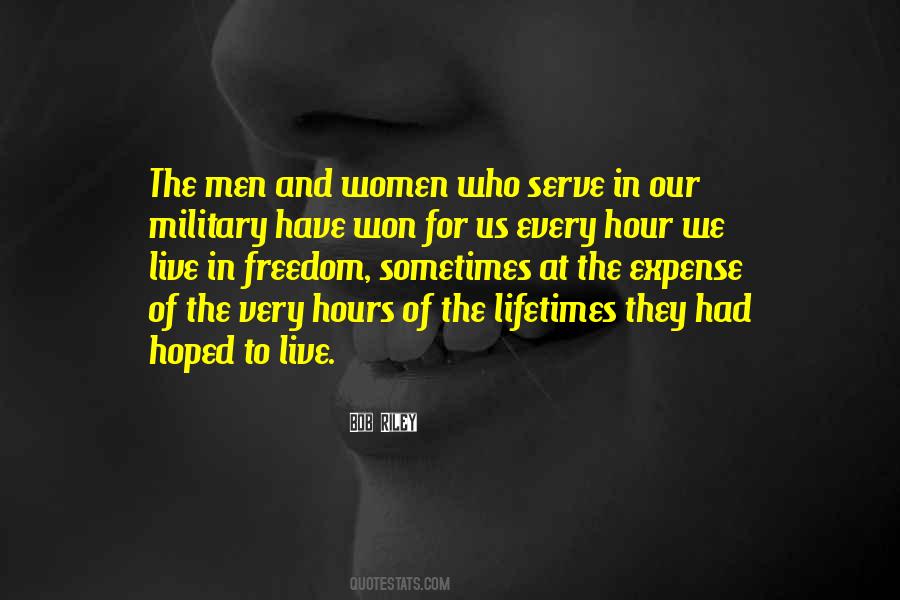 Freedom And Military Quotes #1204176