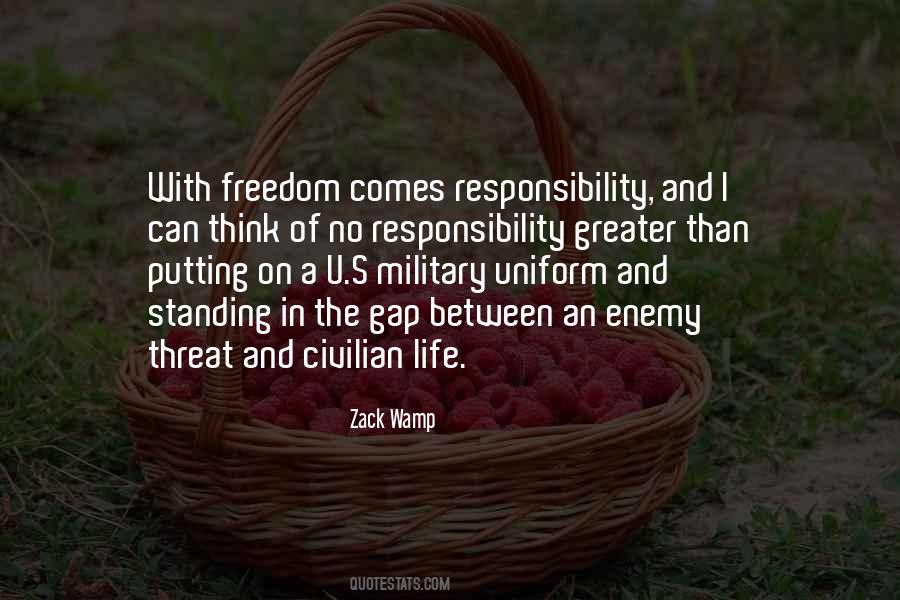 Freedom And Military Quotes #701087