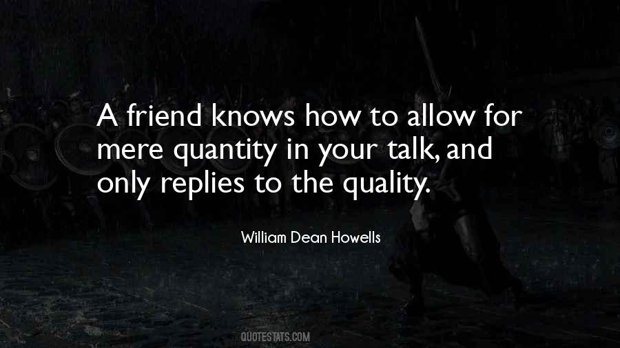 Dean Howells Quotes #147710
