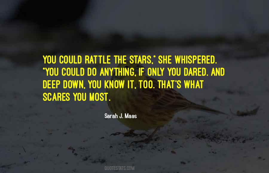 What Scares You The Most Quotes #940837