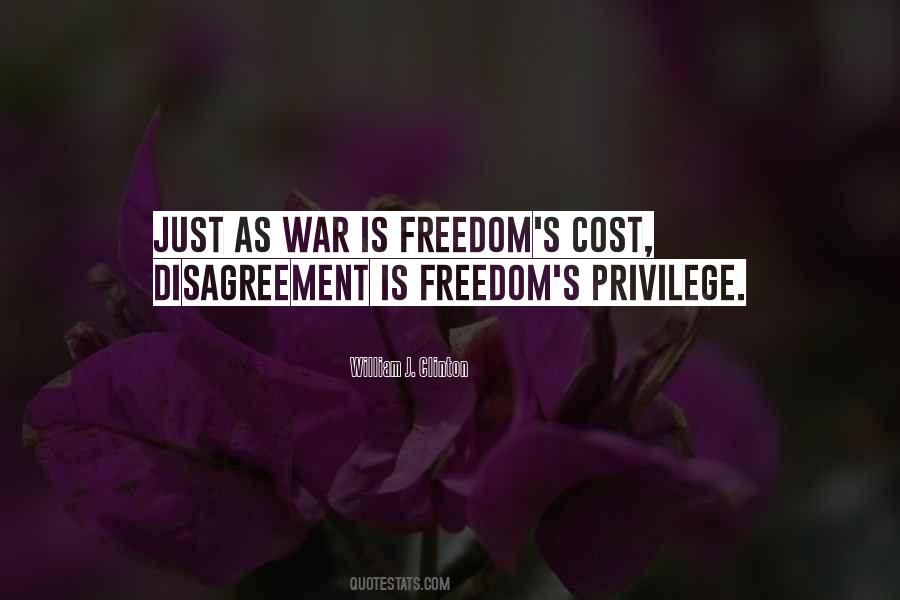 Freedom Cost Quotes #1529821
