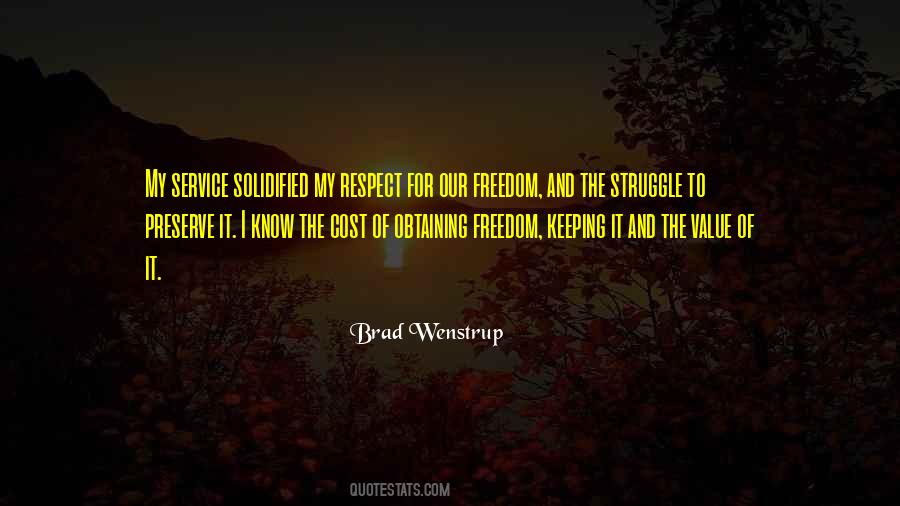 Freedom Cost Quotes #1596152