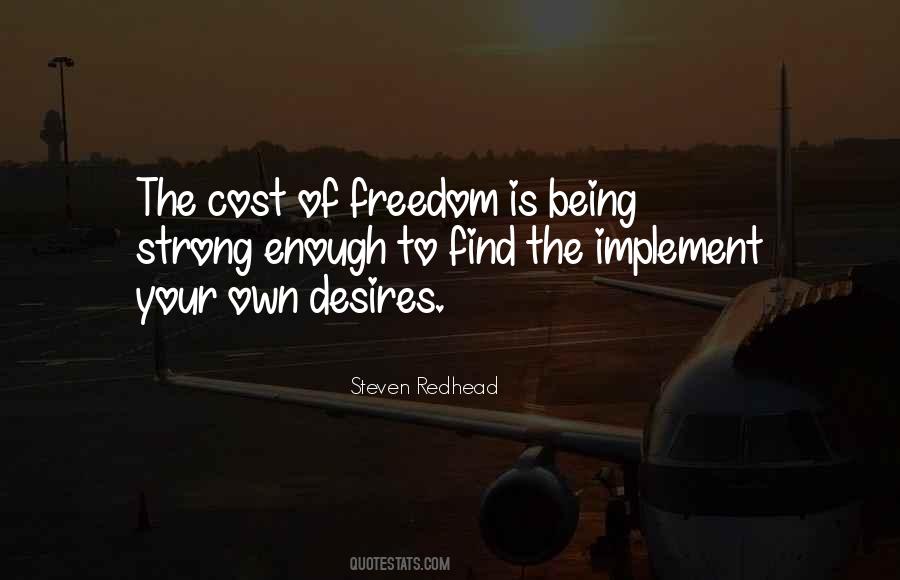 Freedom Cost Quotes #70589