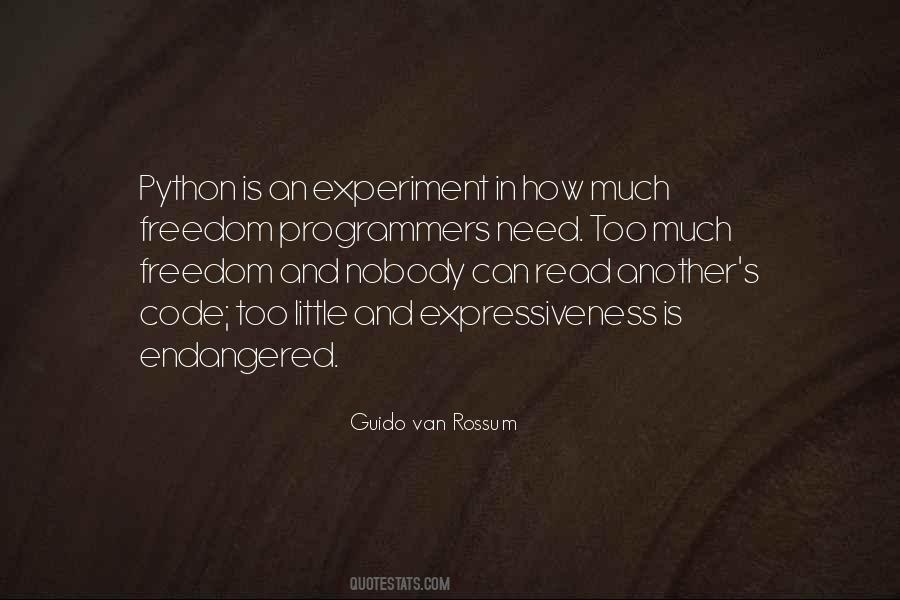 Freedom Experiment Quotes #112800