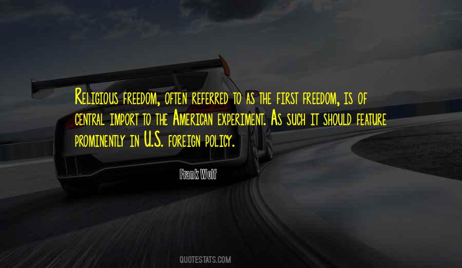Freedom Experiment Quotes #344263