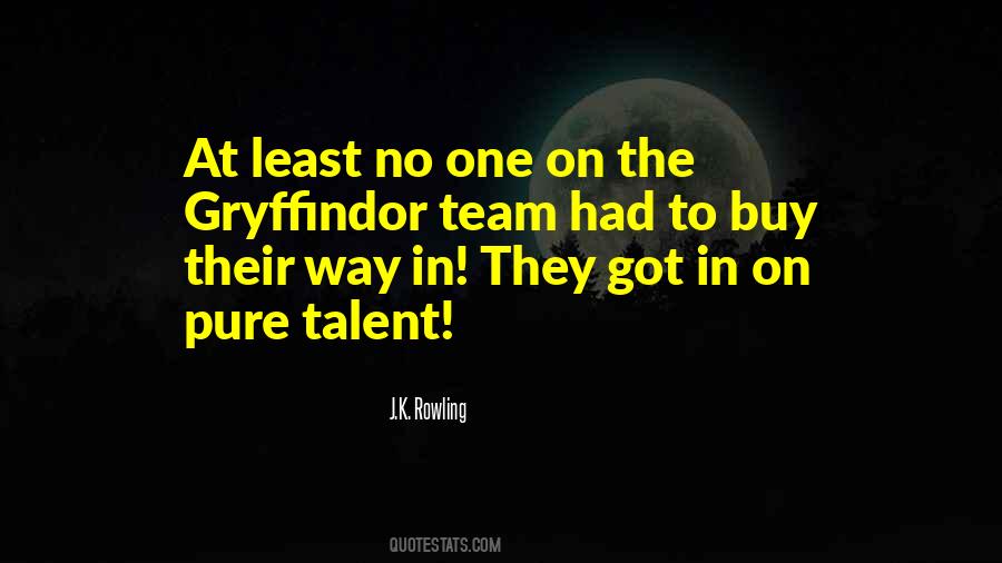 Talent Team Quotes #1754557