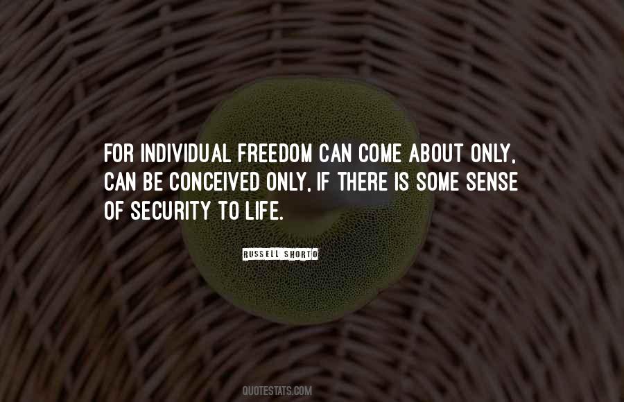 Freedom For Security Quotes #377176