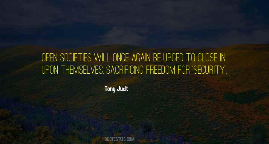 Freedom For Security Quotes #504027