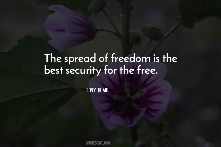 Freedom For Security Quotes #645902