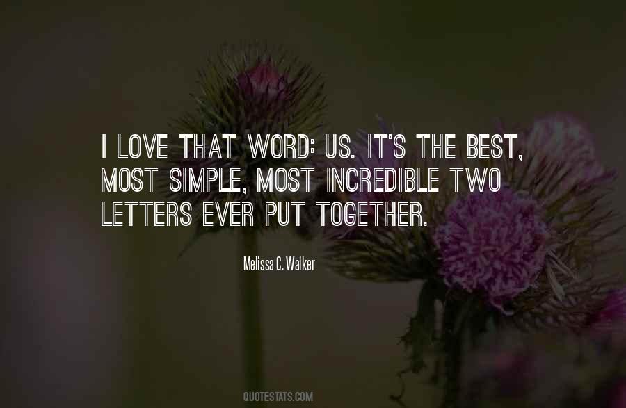 Put Us Together Quotes #499377