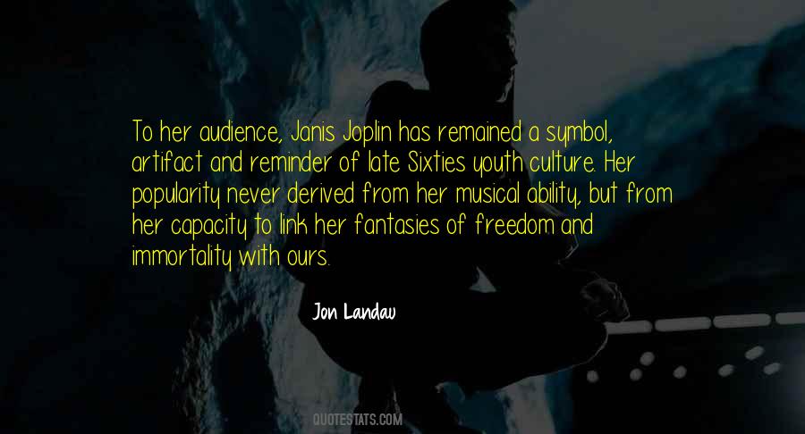 Freedom For Youth Quotes #1249261