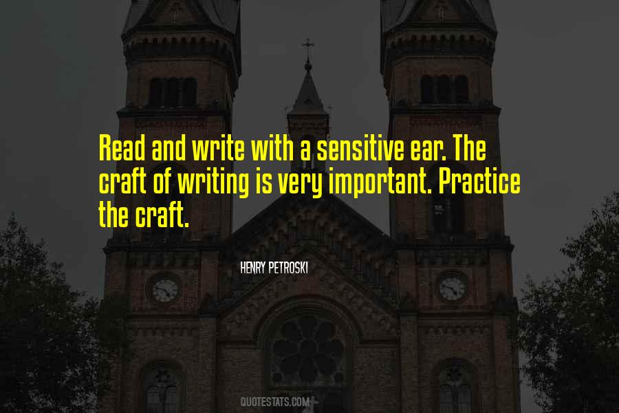 Practice Your Craft Quotes #66564