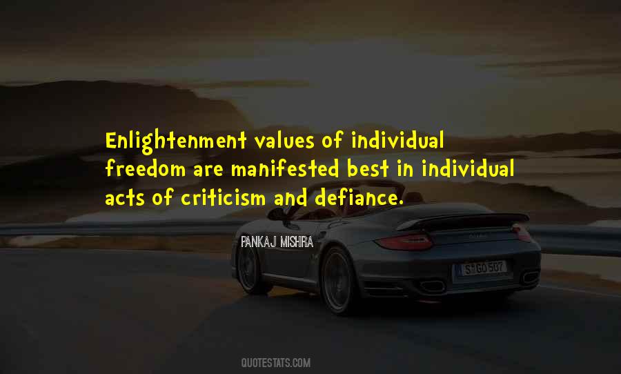 Freedom Individual Quotes #174449