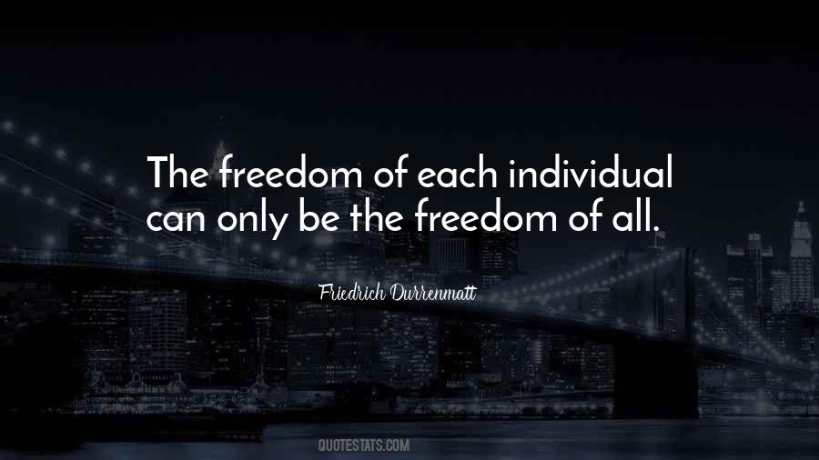 Freedom Individual Quotes #341242