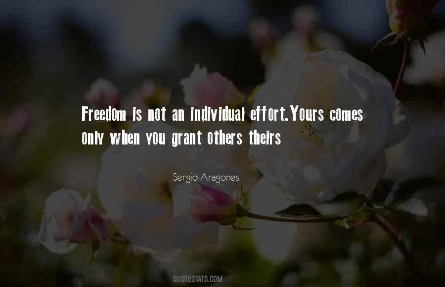 Freedom Individual Quotes #380914