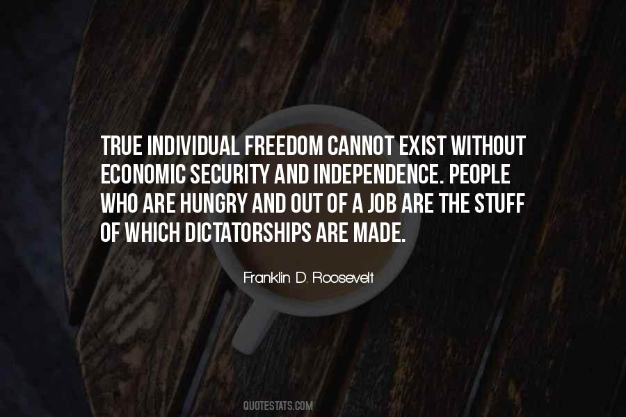 Freedom Individual Quotes #453948