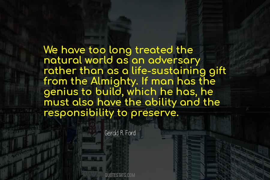 Man Responsibility Quotes #700300
