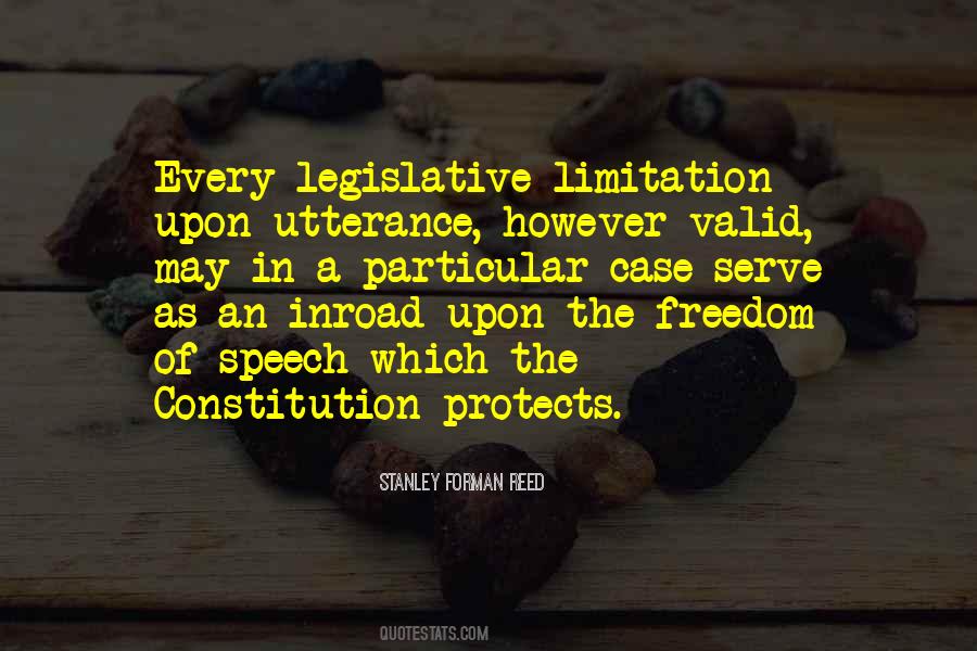 Freedom Limitation Quotes #1142897