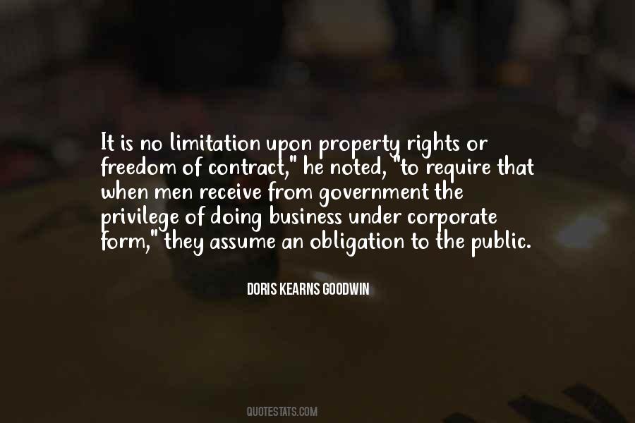 Freedom Limitation Quotes #1522380