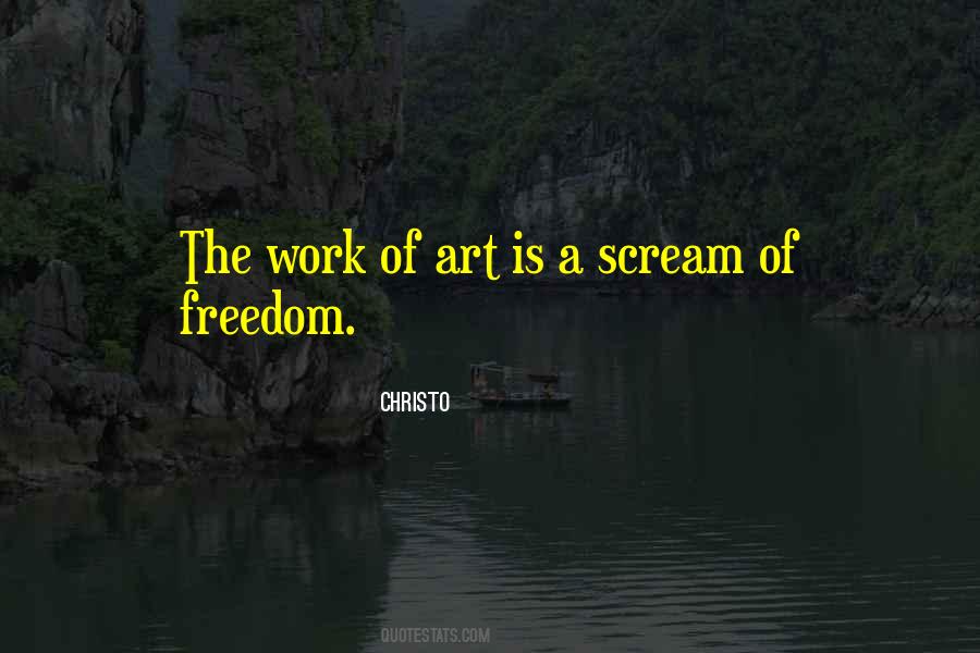 Freedom Of Art Quotes #1490964