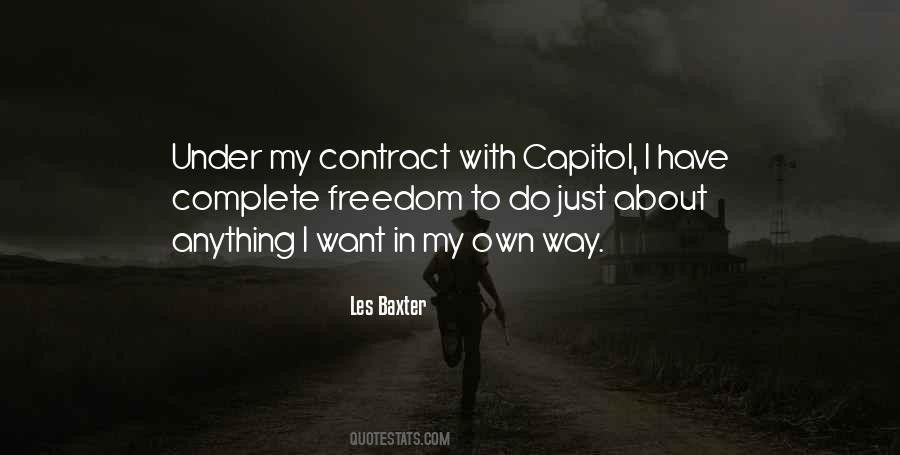 Freedom Of Contract Quotes #933336