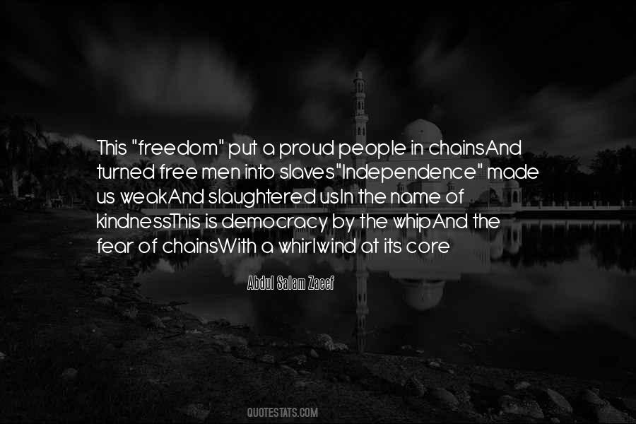 Freedom Of Fear Quotes #533234