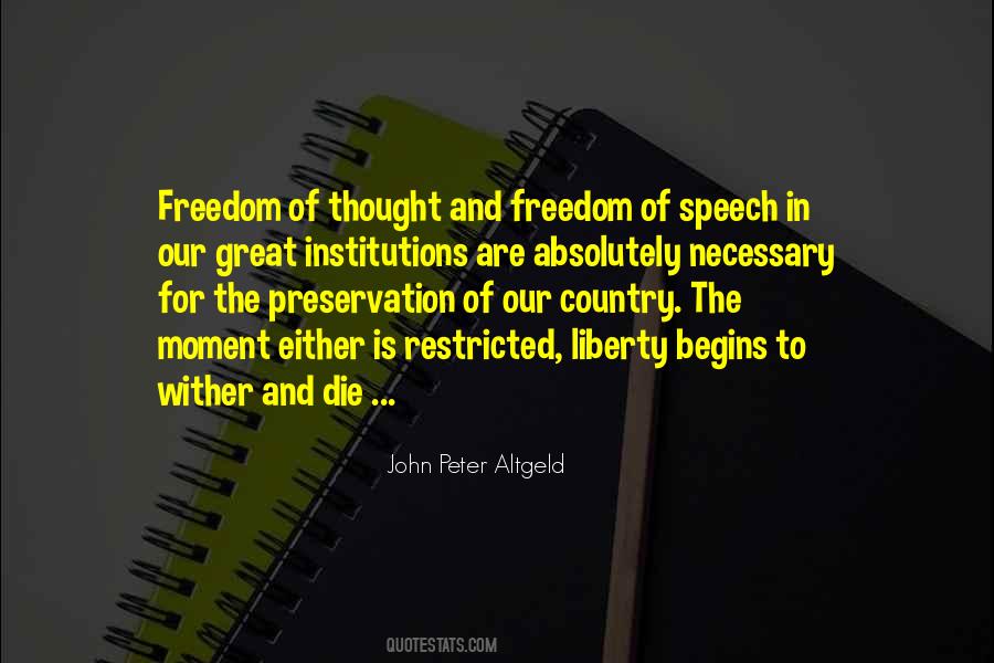 Freedom Of Speech And Thought Quotes #1546460