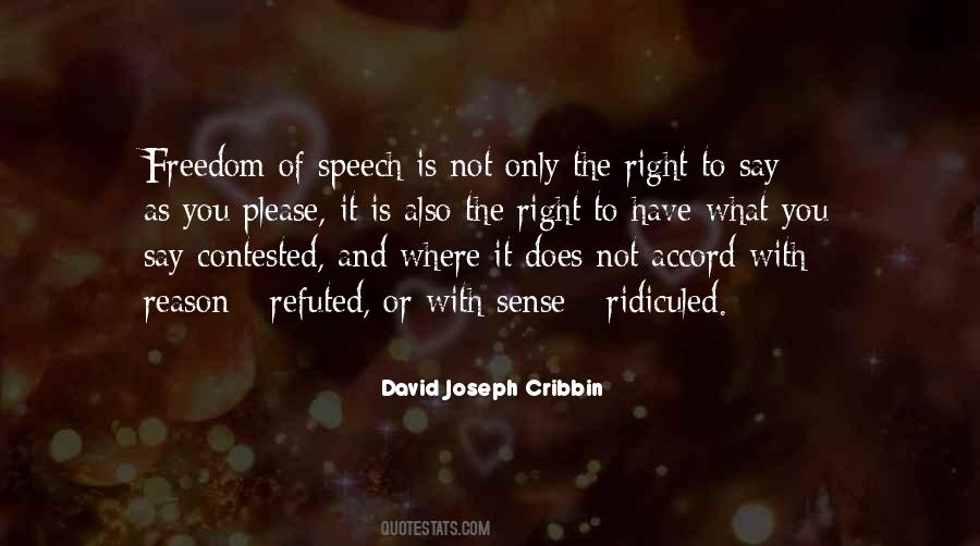 Freedom Of Speech And Thought Quotes #205611