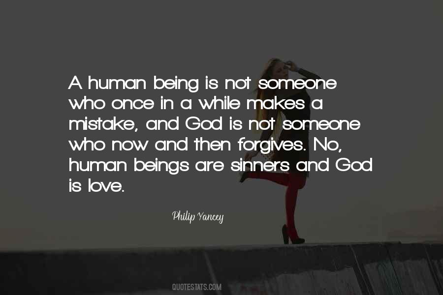 Human Being Love Quotes #51361