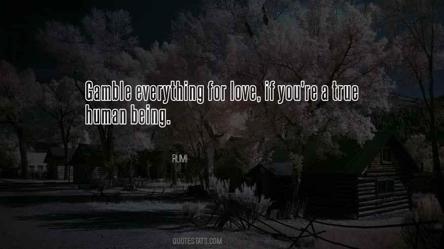 Human Being Love Quotes #930145