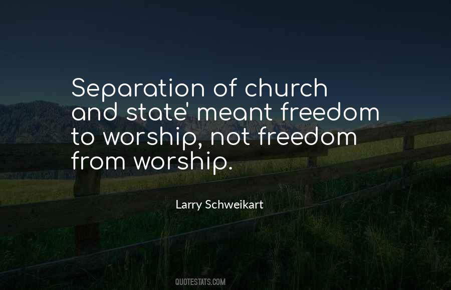 Freedom To Worship Quotes #1155106