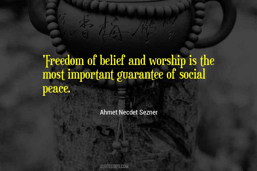 Freedom To Worship Quotes #492635