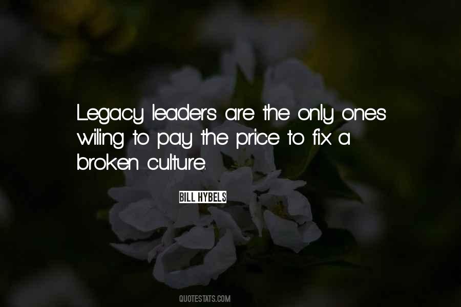 Leader Legacy Quotes #1513717
